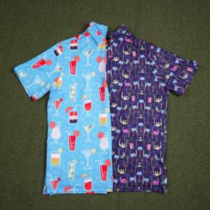 2024 Logo personnalisé athlétique séchage rapide coupe ajustée tricot Sport pour polos à manches courtes grande taille vêtements de Golf Design de mode - Product Image 1