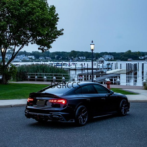 For A5 S5 RS5 B9 Sportback 4Door PSM Style Rear Spoiler Trunk Wing 2016-2023 Carbon Fiber - Product Image 3