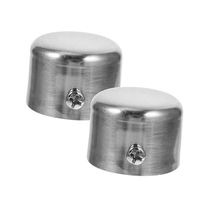 Embouts de tringle à rideaux ronds modernes en fer robuste de 25 mm/28 mm pour salon
