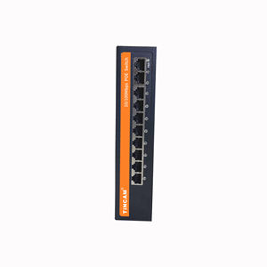 TINCAM Super Mini 10 puertos <span class=keywords><strong>POE</strong></span> Switch 48V 100 metros 8 RJ45 <span class=keywords><strong>PoE</strong></span> 10/100M + 2 RJ45 uplink 10/100M Interruptores <span class=keywords><strong>PoE</strong></span> de tamaño pequeño para CCTV - Product Image 5