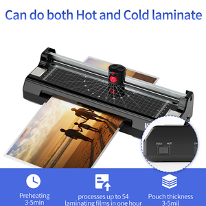 Máquina de laminación en caliente y frío para oficina pequeña, 230 mm, para fotos, A4, A3, para la escuela - Product Image 2