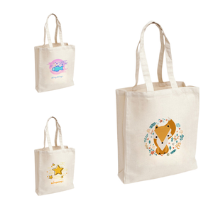 Quảng Cáo đơn giản tùy chỉnh thiết kế và logo mạnh mẽ bền thương hiệu, bông vải của phụ nữ tote túi cho Phụ nữ/ - Product Image 3