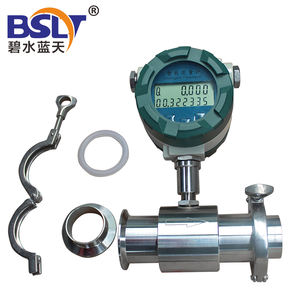 Aanpasbare Roestvrijstalen Digitale Turbine Flow Meter Met Lcd-Display Voor Pekel Zout Water Vloeistof Medium - Product Image 2