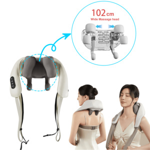 2024 sans fil 3D Mini Trapezius Rechargeable Mini Vibration électrique pétrissage cou pétrissage masseur produits avec chaleur - Product Image 1