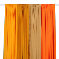 Rideaux de fond de scène en mousseline douce, rideaux en tissu multicolores résistants aux plis pour la décoration de mariage, de fête, de photomaton et de scène
