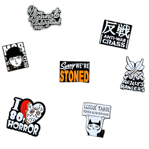 Creative Novelty Enamel <b>Pins</b> Cute Cartoon Character Metal Brooch Hard Enamel Lapel Badge for Backpack & Jacket - Product Image 3