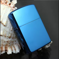 Briquet à flamme unique de qualité supérieure pour homme avec logo personnalisé, briquet à coussin d'air, briquet cadeau pour homme, briquet à flamme unique pour cigarette