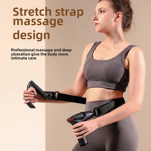 Pistolet de massage vibrant multifonctionnel avec poignée détachable et bande de traction divisée pour le corps, la taille et la tête, idéal pour l'entraînement transfrontalier. - Product Image 3