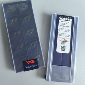 เม็ดมีดกลึงทรงสามเหลี่ยมทังสเตนคาร์ไบด์ VBMT160404-UG YG3030 สำหรับเครื่องมือกลึง CNC ความแข็ง HRC45 เคลือบ PCD ผลิตตามแบบ OEM ปรับแต่งได้ มีสินค้าในสต็อก - Product Image 5