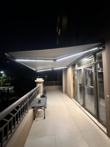 Cửa hàng dù để che nắng điện điều khiển từ xa gấp cao cấp có thể thu vào mái hiên-Điện Mặt Trời/che mưa cho ngoài trời mái hiên & hàng hiên - Product Image 5