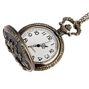 Montre de poche vintage Steampunk Moscow Cannon, collier unisexe, montre à quartz, chaîne, chiffres arabes, boîtier en alliage, cadran de 47 mm, sans date - Product Image 5