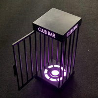 Support d'affichage lumineux LED personnalisé Richshining avec logo et glorificateur de bouteille lumineux rechargeable pour boîte de nuit, bar, fête