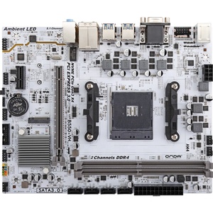 เมนบอร์ดเกมมิ่ง New ONDA B550-VH-W Micro-ATX สำหรับพีซี รองรับ AMD B550 DDR4 M.2 USB 3.0 32G ช่องเสียบแบบดูอัลแชนแนล สีขาว ขายดี - Product Image 5