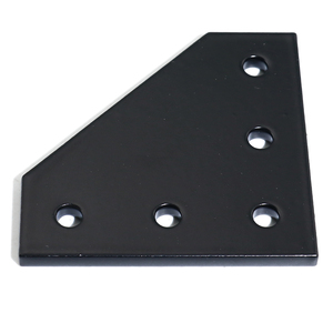 4 pièces <span class=keywords><strong>20x20</strong></span> profilé en aluminium 2020 plaque de jonction à 90 degrés 5 trous Structure en forme de L support d'angle d'angle bande de connexion - Product Image 6