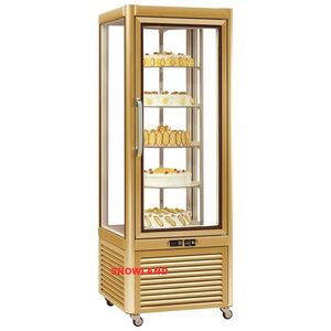 Tủ Đông Trưng Bày Bánh Xoay 4 Mặt Bằng Kính Thiết Kế Mới - Product Image 1