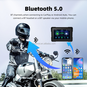 Pantalla Inalámbrica de 5 Pulgadas para Motocicleta, Resistente al Agua, Extraíble, con CarPlay y Android Auto, Navegación para Motocicleta con Bluetooth - Product Image 5