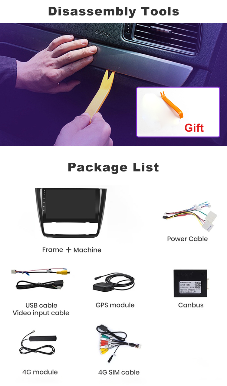 GPS Navigation For BMW 1 Series E88 E82 E81 E87 2004-2012 Car Radio Multimedia Video Player Android 11.0 support 4g wifi