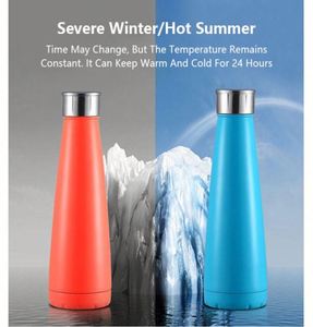 Termo de Acero Inoxidable de Doble Pared y Diseño Moderno de 500 ml, Aislado al Vacío, para Deportes, Actividades al Aire Libre y Gimnasio - Product Image 6