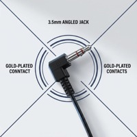 Casque audio souple en forme de D avec crochet d'oreille, prise jack 3,5 mm, non étanche, à réduction de bruit, unilatéral pour ordinateur portable/PC