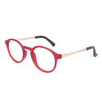 Lunettes optiques minimalistes TR90 ultra légères unisexes, anti-lumière bleue, protection des yeux pour les étudiants, lunettes de lecture, étui à lunettes EMMA