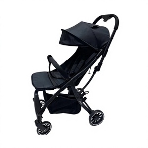 Chaise haute moderne pour bébé avec roulettes, chaise de repas pliable pour tout-petit avec siège rembourré et harnais de sécurité pour restaurants / maison OEM - Product Image 4