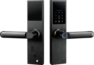 Keyless nhập thông minh khóa màn hình cảm ứng vân tay truy cập thẻ nhớ mật khẩu tính năng nhôm an ninh đám mây dữ liệu gỗ thép - Product Image 2