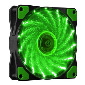 120mm Blue LED <b>Computer</b> Case <b>Fan</b> 120x120x25mm Quiet Cooling With 15 LEDs Flowing Light Effect - Product Image 4