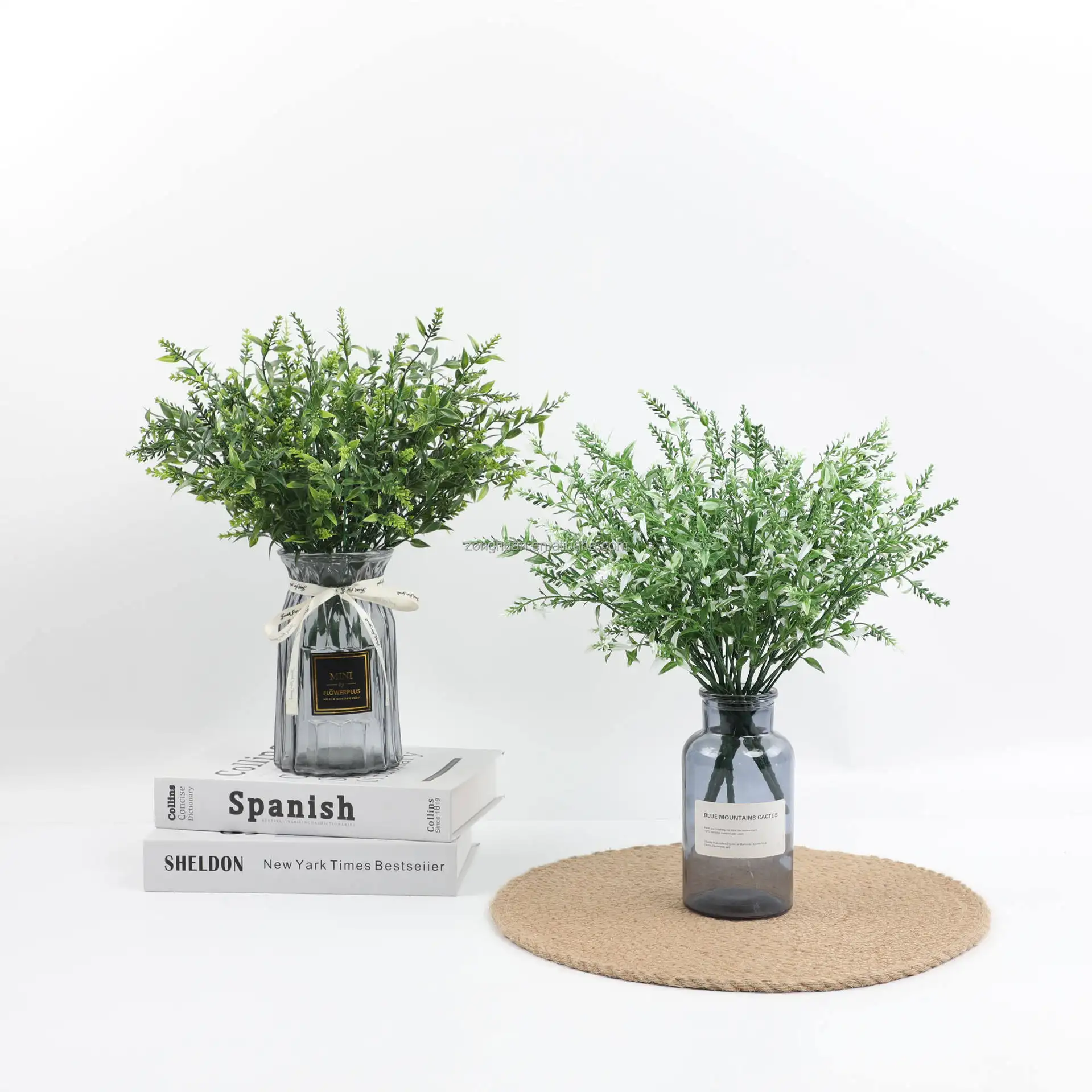 新作シミュレーション花盆栽ミニ人工ラベンダー鉢植え室内装飾用