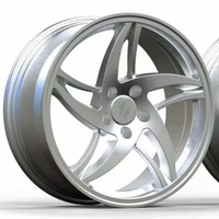 Jantes forgées monobloc argentées de 17, 18, 19, 20, 21, 22, 23 pouces pour BMW, Benz, Audi, Corvette, Ferrari, Porsche, 5x112 5x120 5x130 5x108 5x127