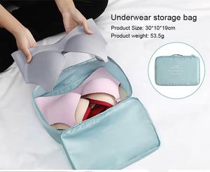 8Pcs Set New Style Fashion Travel Organizer Waterproof Individual Compression Packing Cubes <b>Storage</b> Bags for Shoes <b>Clothes</b> - Product Image 3
