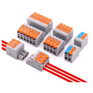 Bornier à connexion rapide sans soudure KV232 avec fils insérés aux <span class=keywords><strong>deux</strong></span> extrémités, borne à connexion traversante 5p - Product Image 2