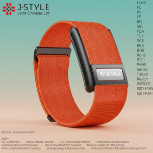 Bracelet intelligent JCVital V8 SDK APL OEM ODM pour femmes, bracelet de suivi de la santé, prédiction des règles, moniteur de <span class=keywords><strong>grossesse</strong></span>, export en vrac, CE FCC Rohs - Product Image 2