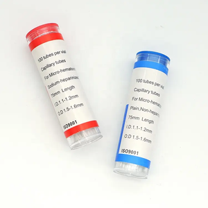 75-أنبوب شعري زجاجي مجموعة هيماتوكريت سادة - Product Image 5