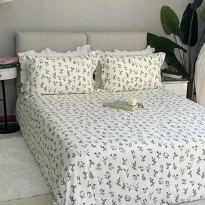 Support Customized Services bamboo Sheets Bedding White Comforter Sets Bedding