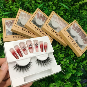 Nuovo Design personalizzato Set <span class=keywords><strong>di</strong></span> ciglia Set <span class=keywords><strong>di</strong></span> visone 3d ciglia finte proprio marchio 25mm ciglia <span class=keywords><strong>di</strong></span> visone fatte a mano all'ingrosso - Product Image 6