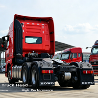 Nouveau camion tracteur logistique Sinotruk HOWO TH7 6x4 4460 ch 10 roues avec moteur diesel WP12, suspension pneumatique, caméra arrière
