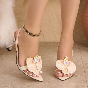Escarpins montants en PU à bride cheville, motif floral, bout rond, talon carré, à enfiler, avec strass, résistants à l'usure, chaussures de mode automne - Product Image 3