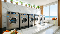 Lave-linge commercial best-seller haute efficacité, lave-linge industriel certifié CE