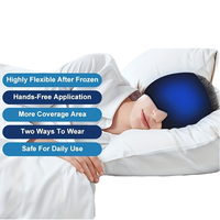 Bandeau réutilisable en gel solide pour soulager les migraines et les maux de tête 360 °   Masque de compression rafraîchissant pour les yeux gonflés, soulagement du stress, bandeau doux pour la tête