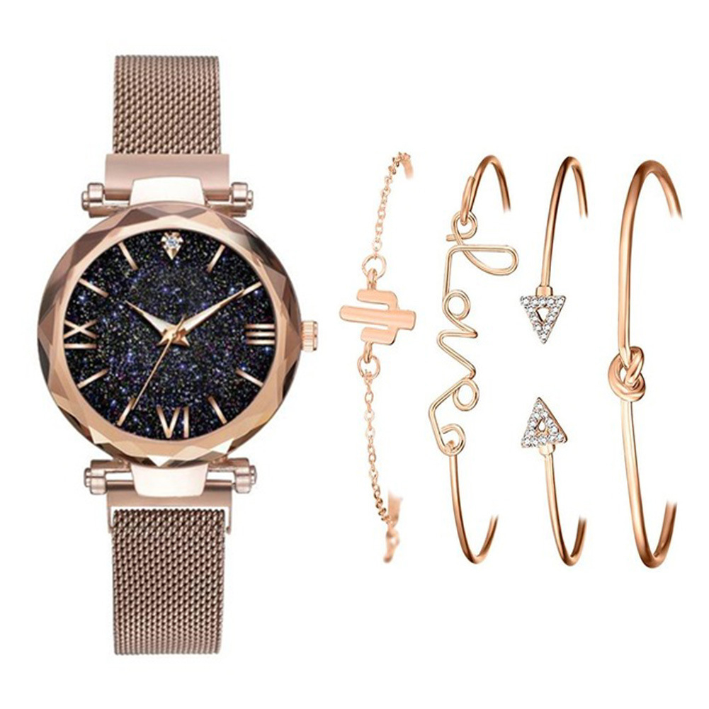 5pcs-Rose Oro