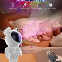 Lampe d'ambiance LED pour chambre à coucher, astronaute coloré, laser, lumière d'ambiance nocturne, mise à niveau récente
