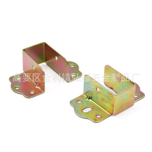 Support de lit en fer Hc-016, 30x32x51x90mm, couleur zinc, connecteurs durables pour support de plateau en bois - Product Image 4