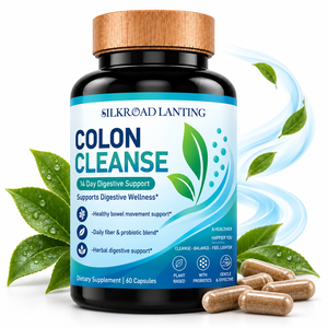 Complément de Nettoyage du Côlon à Base de Fibres Végétales et de Probiotiques en Capsules – Soutien Digestif et Bien-être sur 14 Jours – 60 Comprimés - Product Image 1