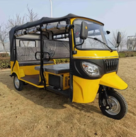 Motocicleta Triciclo Taxi/Tuk-Tuk de 3 Ruedas para 9 Pasajeros, Grado Industrial y Alimentario, Nueva, Fabricada en EE. UU.
