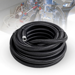 Tuyau de carburant haute pression en téflon tressé PTFE, 1 mètre, pour la modification et l'amélioration des voitures - Product Image 1
