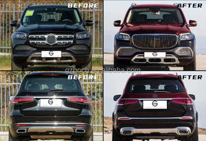 बेंज के लिए कार बम्पेट 2020 + x167 फेसलिफ्ट मेबैक बॉडी किट फ्रंट बम्पर ग्रिल डिफ्यूज़र - Product Image 5