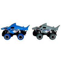 Voiture Requin à Gueule Ouverte 1:43, Jouet à Friction et Inertie