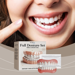 ORALHOE Juego de <span class=keywords><strong>Dentadura</strong></span> <span class=keywords><strong>Postiza</strong></span> Completa, Kit de Decoración Dental para Rellenar Espacios entre Dientes, Mejora la Estética de la Sonrisa - Product Image 2