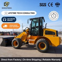 Chargeuse sur pneus H380 4x4 avec attache rapide hydraulique, chargeuse frontale diesel 4 roues motrices pour travaux de terrassement et travaux publics lourds