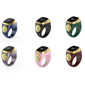 Anillo inteligente Iqibla Tasbih Zikr, contador digital electrónico islámico musulmán, Wi-Fi, IP68, resistente <span class=keywords><strong>al</strong></span> agua, pantalla LED, aleación magnética - Product Image 1